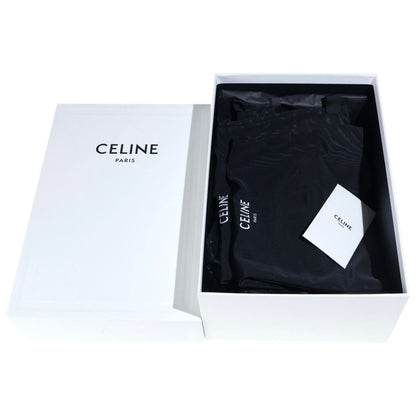 Celine Leather Flat Shoes Ballerina Pumps Black — view 6