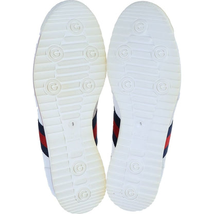 Gucci Micro Guccissima Side Line Low-Top Sneakers Leather White — view 5