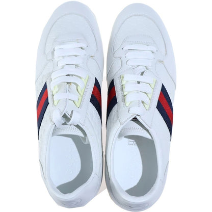 Gucci Micro Guccissima Side Line Low-Top Sneakers Leather White — view 4