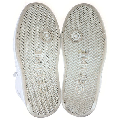 Celine Block Sneakers Thick Sole Low Cut Leather White — view 5