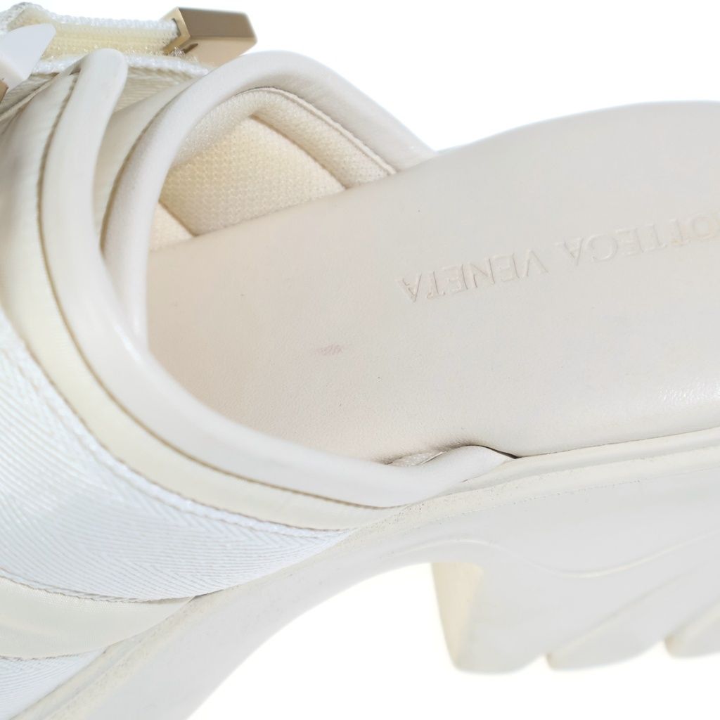 Bottega Veneta Double Belt Flash Flat Sandals Ivory — view 6