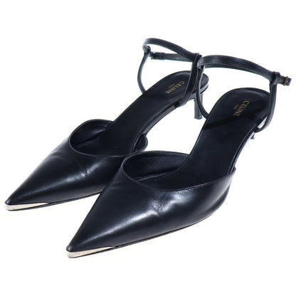 Celine Strap Heels Pumps Black