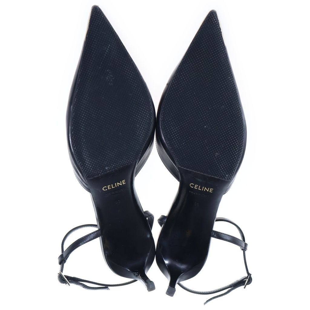 Celine Strap Heels Pumps Black — view 5