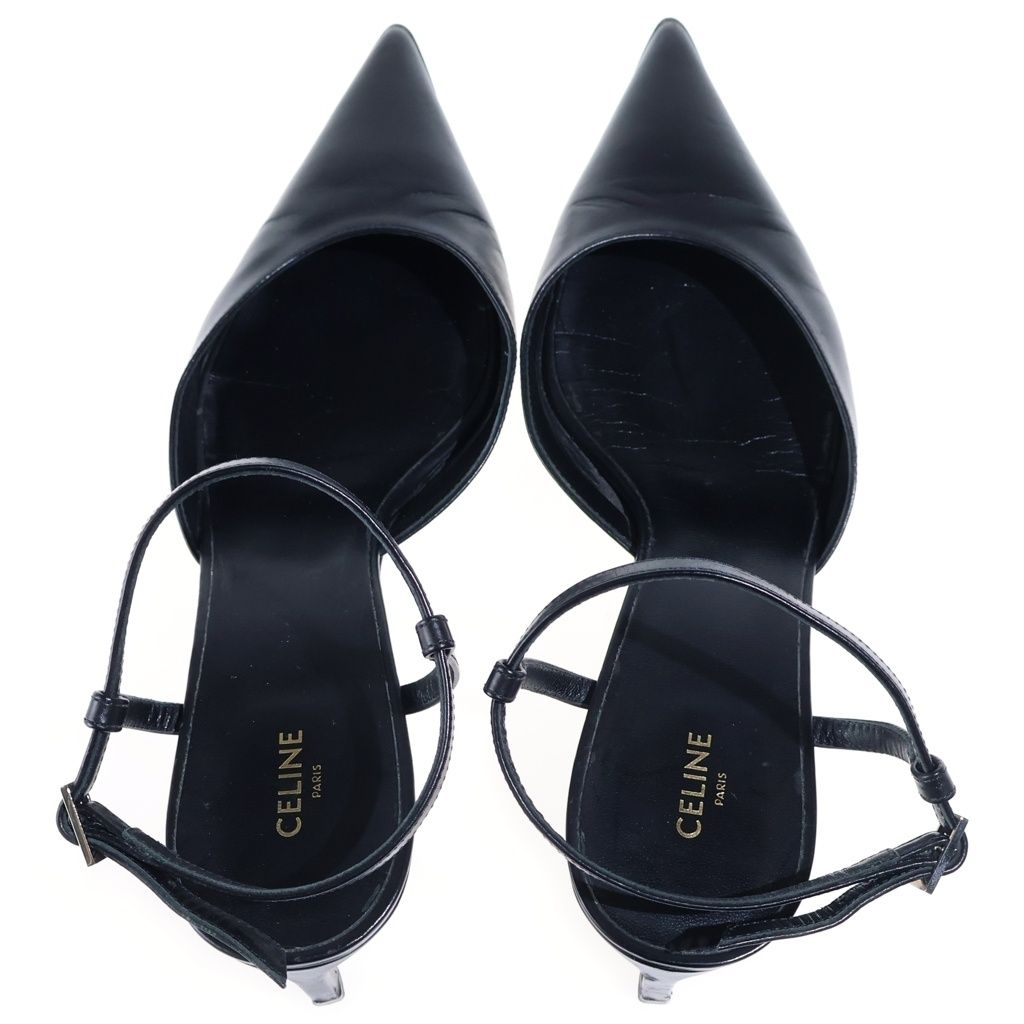 Celine Strap Heels Pumps Black — view 4