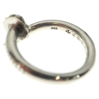 Chrome Hearts Nail Crsball Cross Ball Ring Silver — view 5