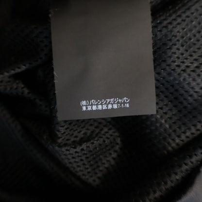 Balenciaga Nylon Logo Denim Jacket Black — view 8