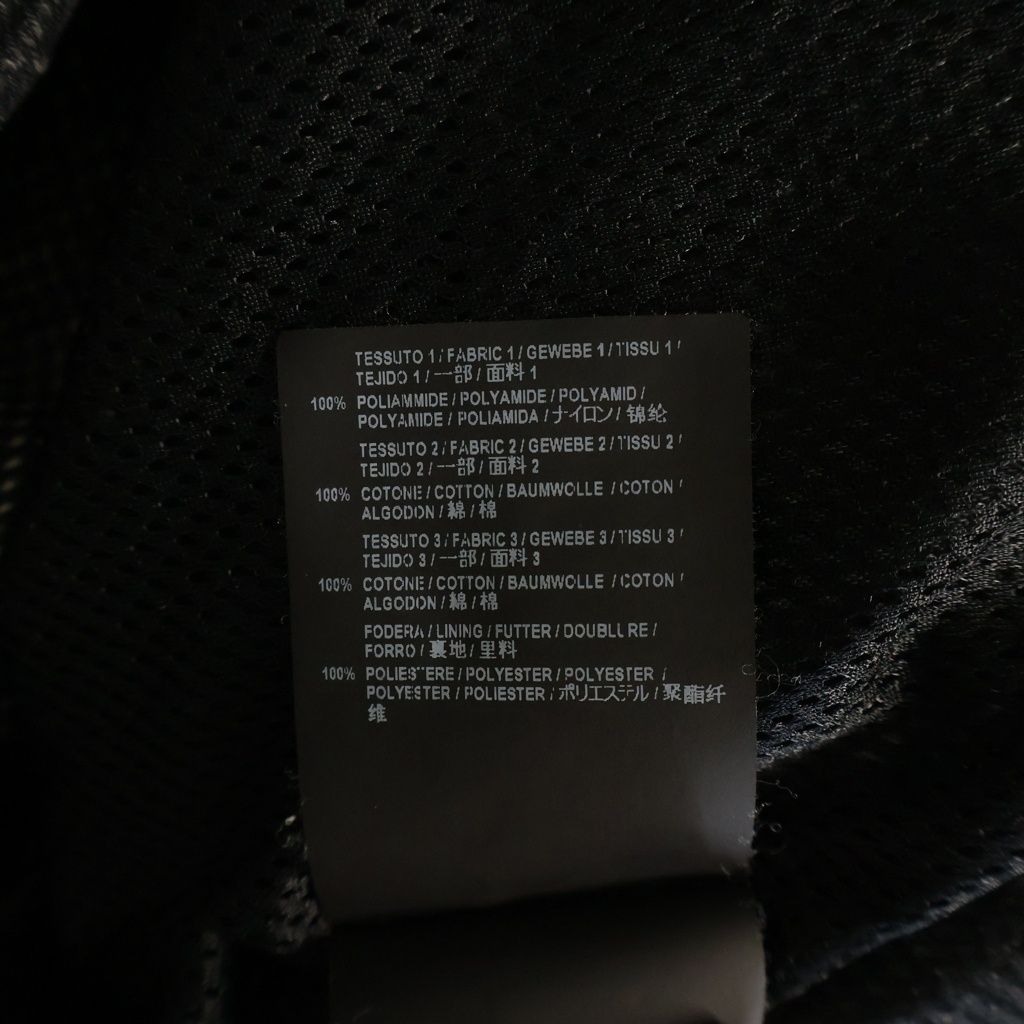 Balenciaga Nylon Logo Denim Jacket Black — view 7