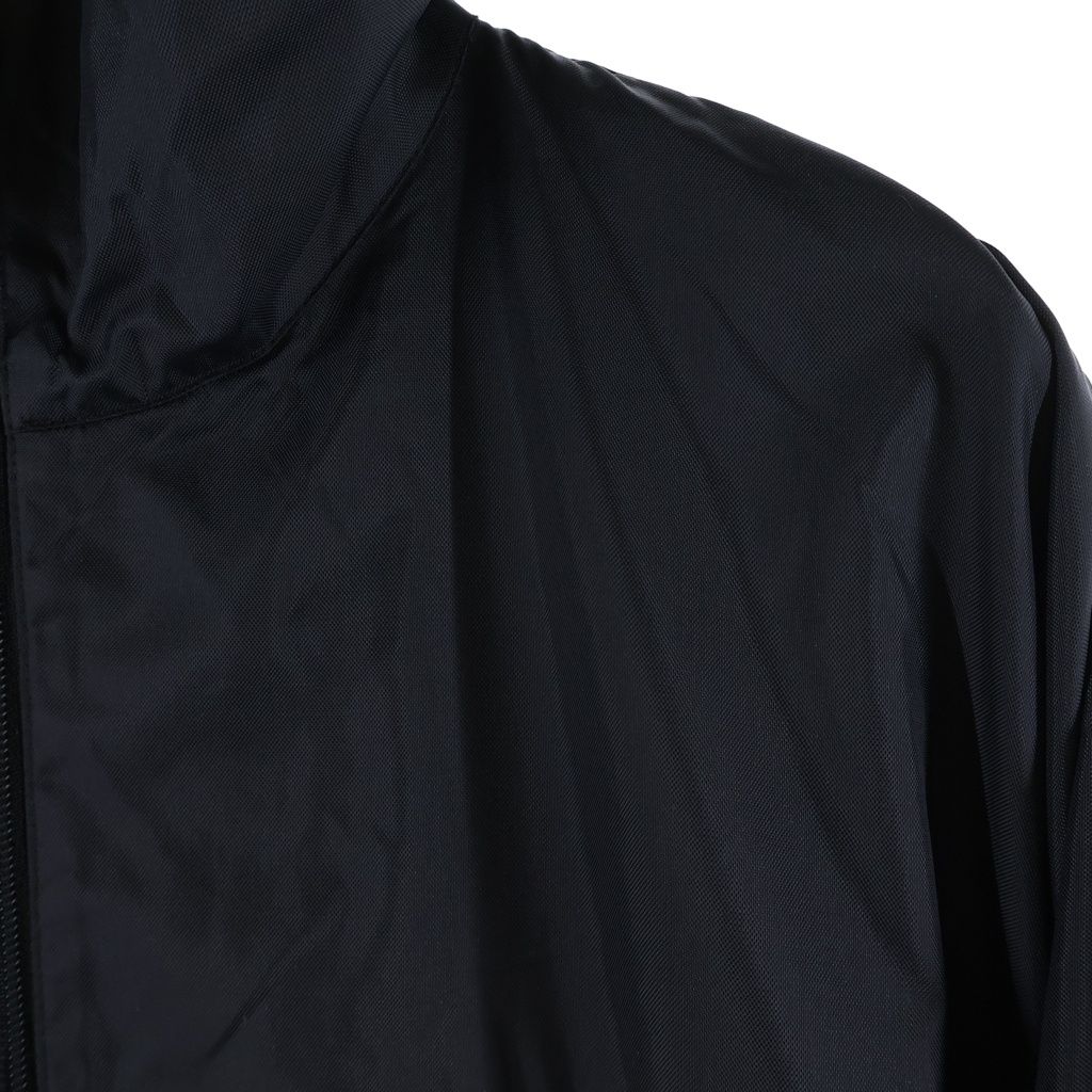 Balenciaga Nylon Logo Denim Jacket Black — view 4