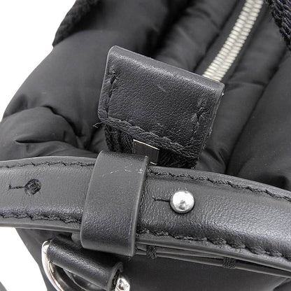 Moncler Micro Caradoc Nylon Metal Logo 2-Way Shoulder Handbag Black — view 7