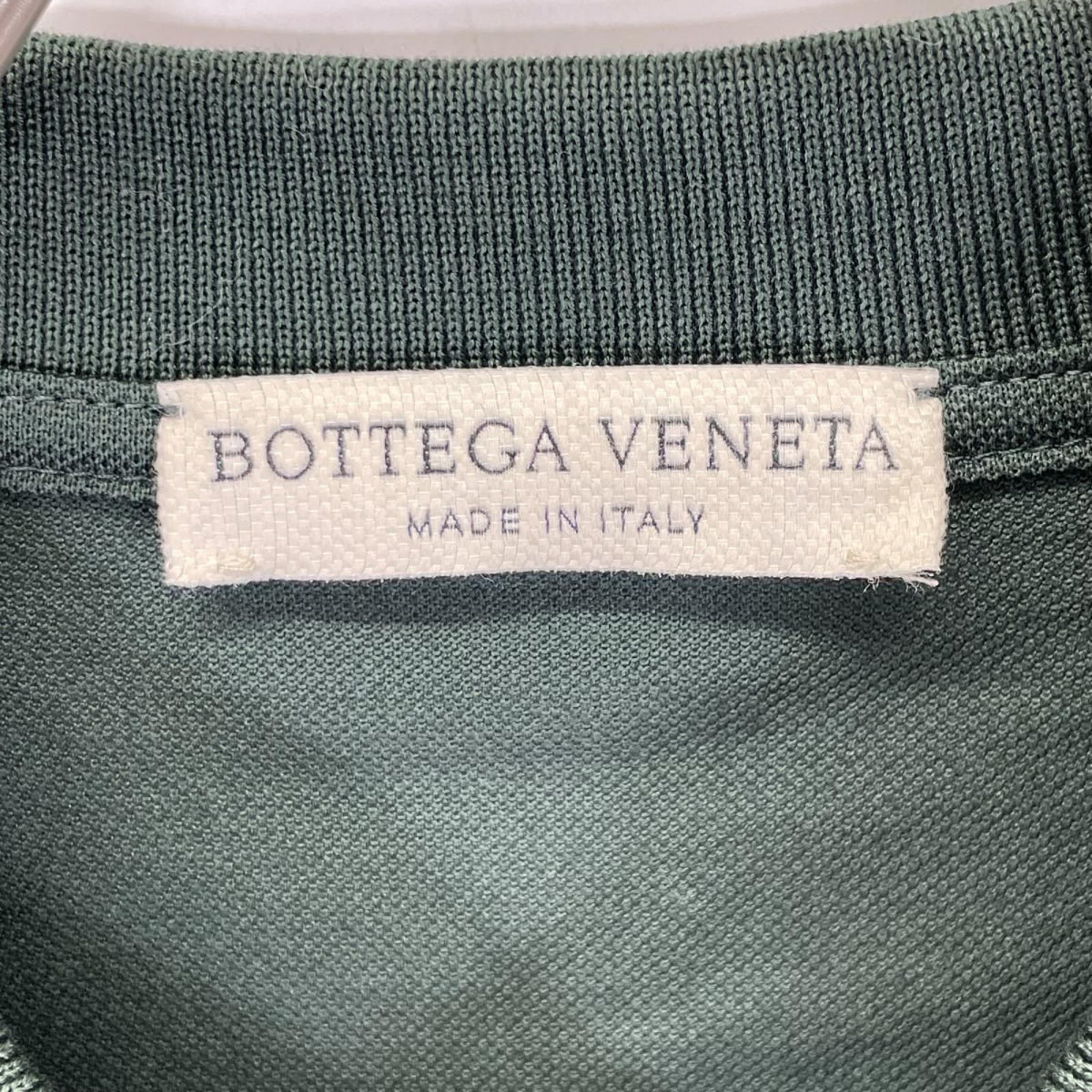 Bottega Veneta Green Embroidery Polo Shirt 48 — view 3