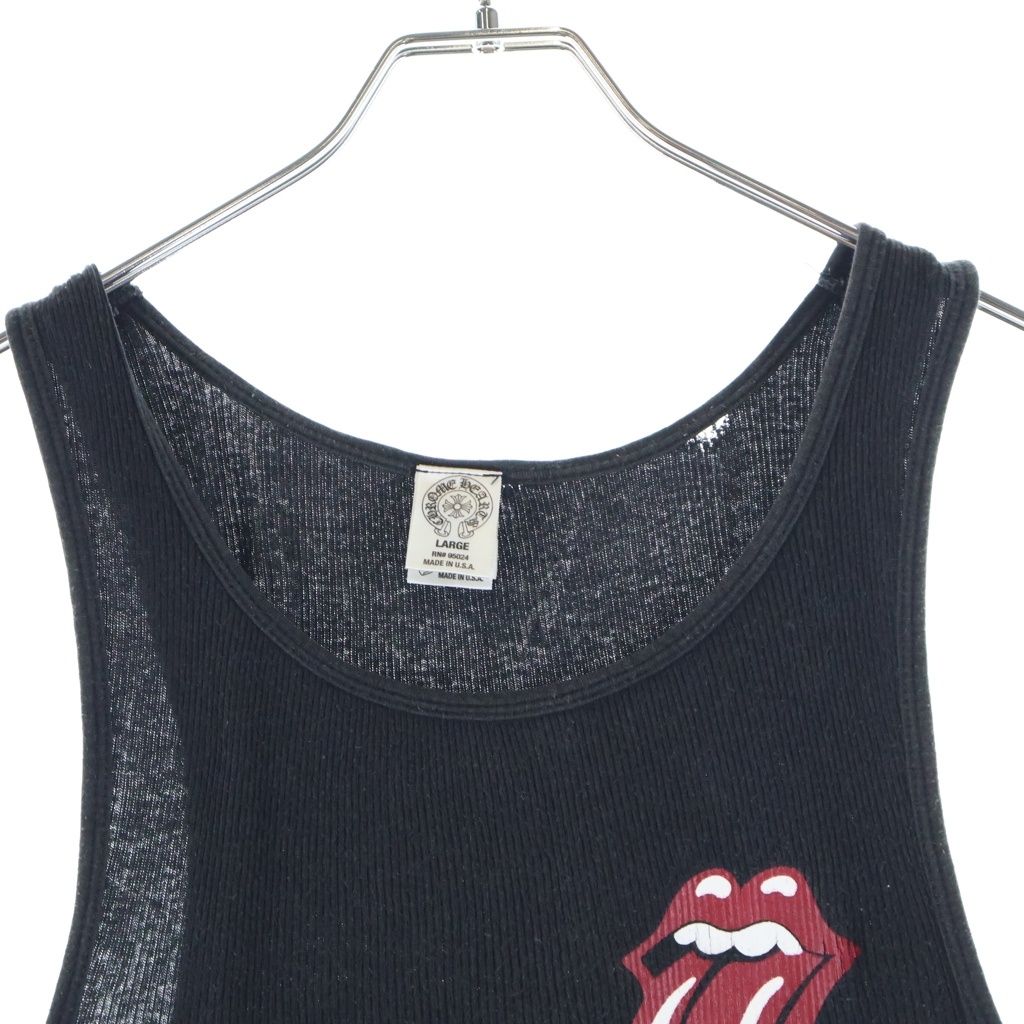 Chrome Hearts Vintage Lip Tongue Rib Tanktop Lip & Tan Rib Tank Top Sleeveless — view 3