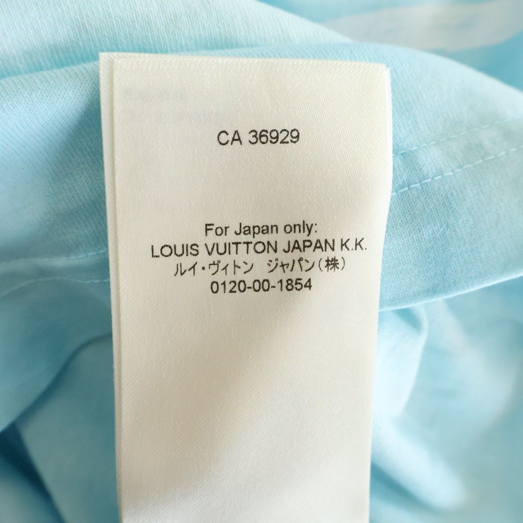 Louis Vuitton Tie Dye Printed T-Shirt Tie Dye Dyeing Crew Neck Short Sleeve — view 8