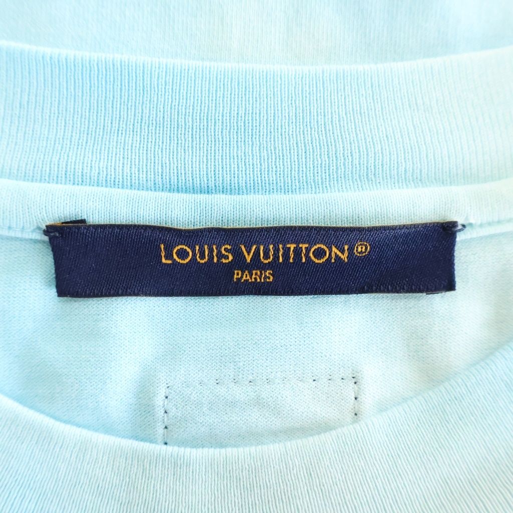 Louis Vuitton Tie Dye Printed T-Shirt Tie Dye Dyeing Crew Neck Short Sleeve — view 6