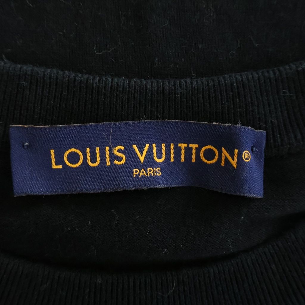 Louis Vuitton Signature Cotton Crewneck T-Shirt Signaturecotton Crew Neck Short — view 6