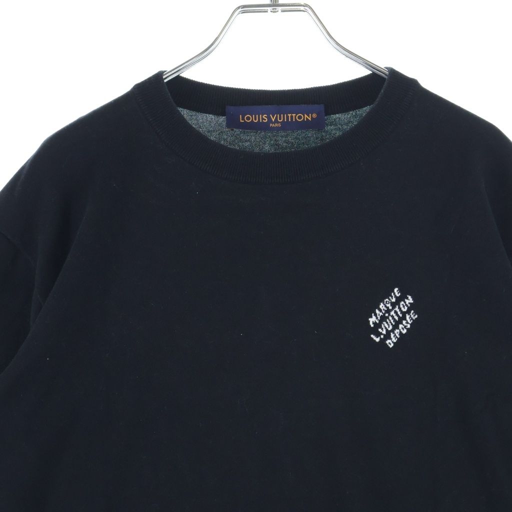 Louis Vuitton Signature Cotton Crewneck T-Shirt Signaturecotton Crew Neck Short — view 3