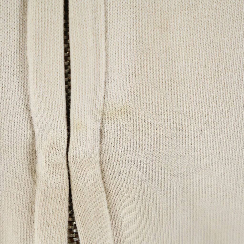 Balenciaga BB Metal Stencil Zip-up Hoodie BB Up Beige — view 5