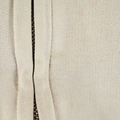 Balenciaga BB Metal Stencil Zip-up Hoodie BB Up Beige — view 5