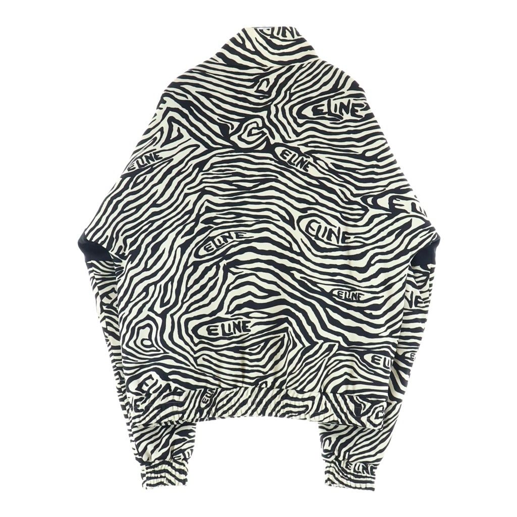 Celine Double Face Track Jacket Black Zebra — view 2