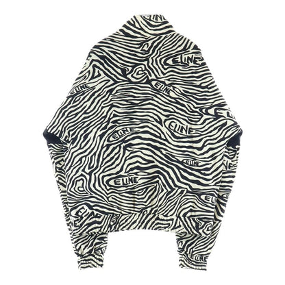 Celine Double Face Track Jacket Black Zebra — view 2