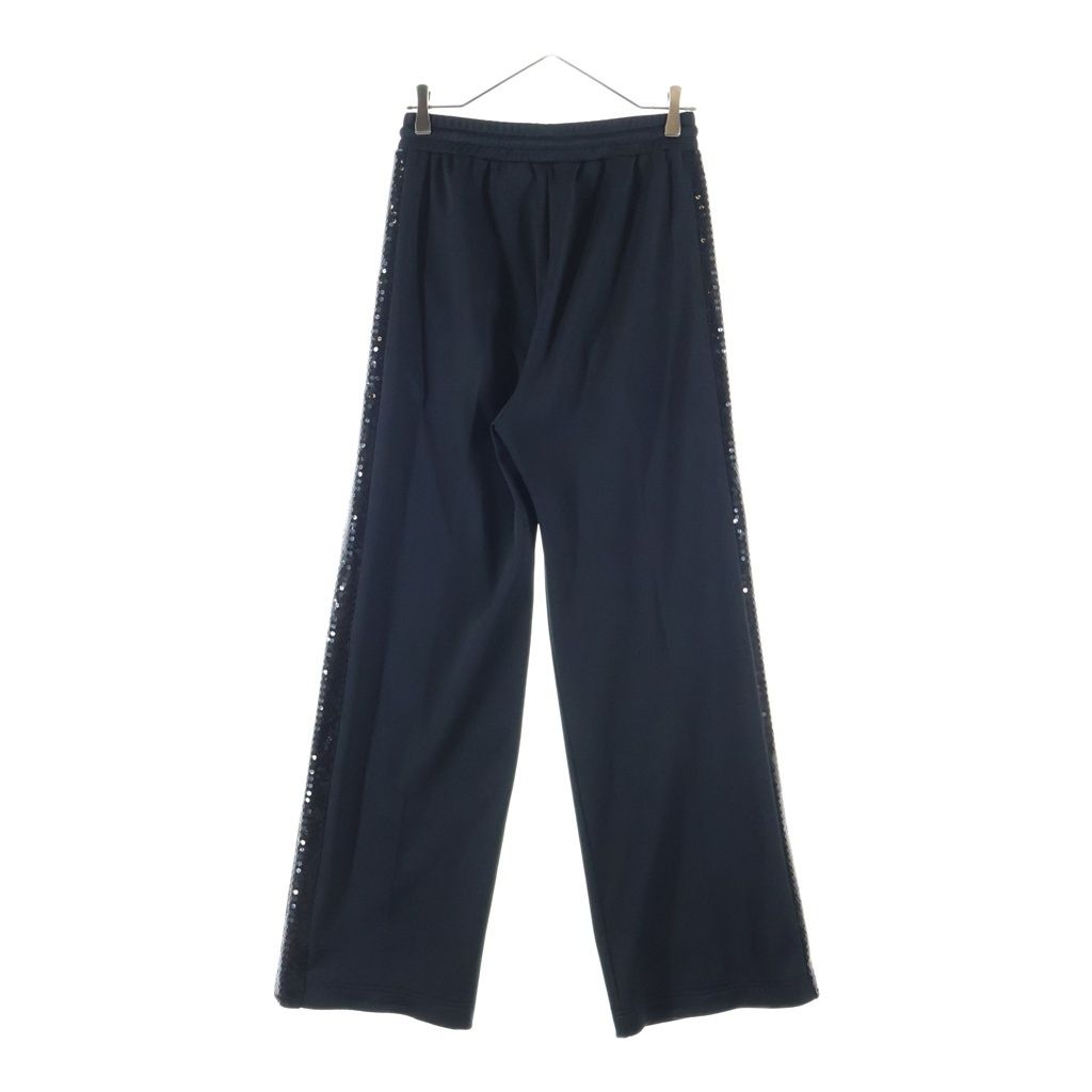 Celine Flare Sequins Jogging Pants Black Cotton — view 2