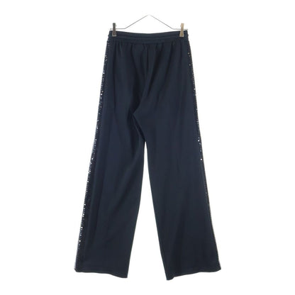 Celine Flare Sequins Jogging Pants Black Cotton — view 2