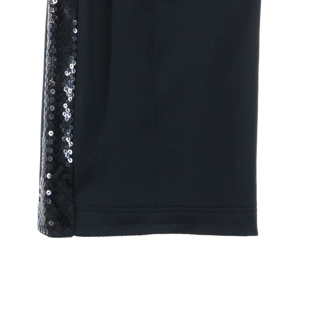Celine Flare Sequins Jogging Pants Black Cotton — view 5