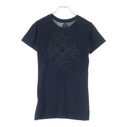 Chrome Hearts CH Plus Short Sleeve Tee CH Print Crew Neck T-Shirt Black