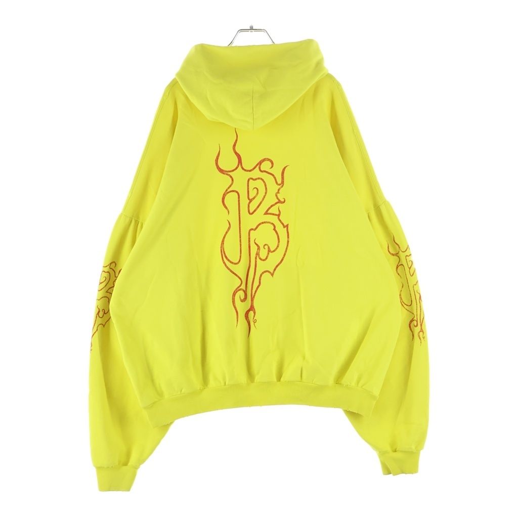 Balenciaga Darkwave Round Hoodie Dark Web Roundpullover Yellow — view 2