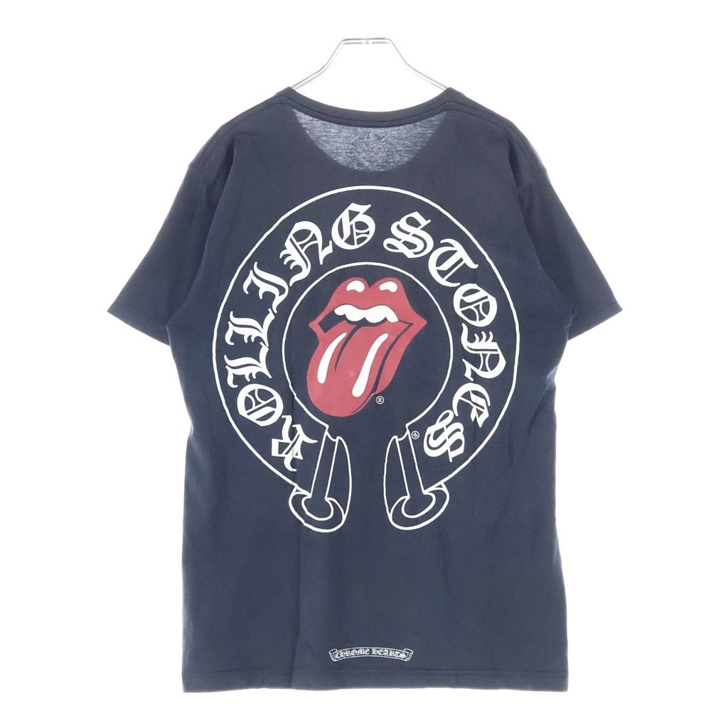 Chrome Hearts Vintage the Rolling Stones Lip&tongue Horseshoe & Short Sleeve