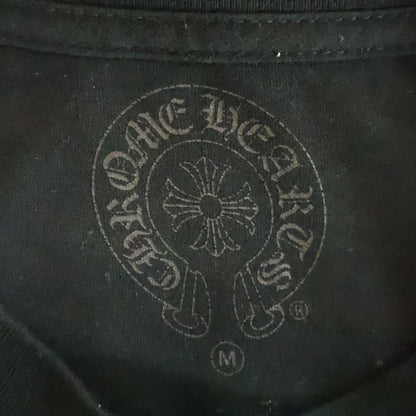 Chrome Hearts CH Long Sleeve English Logo Back Vine Dagger Print T-Shirt Black — view 7