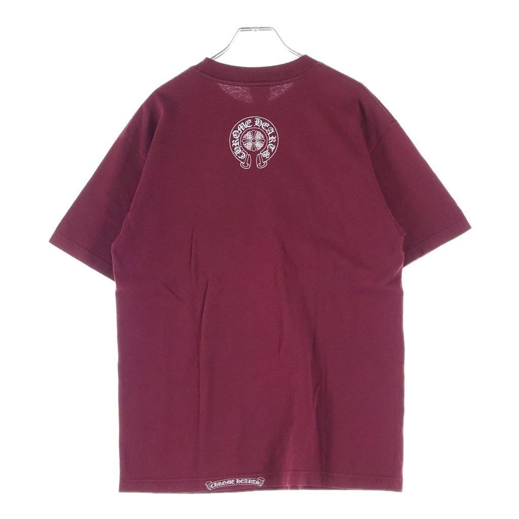 Chrome Hearts Vintage Vine Dggr Dagger Print Short Sleeve T-Shirt Red — view 2