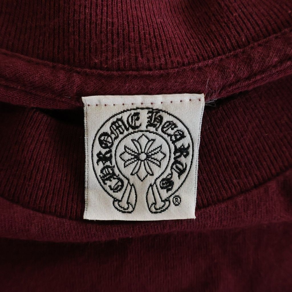 Chrome Hearts Vintage Vine Dggr Dagger Print Short Sleeve T-Shirt Red — view 7
