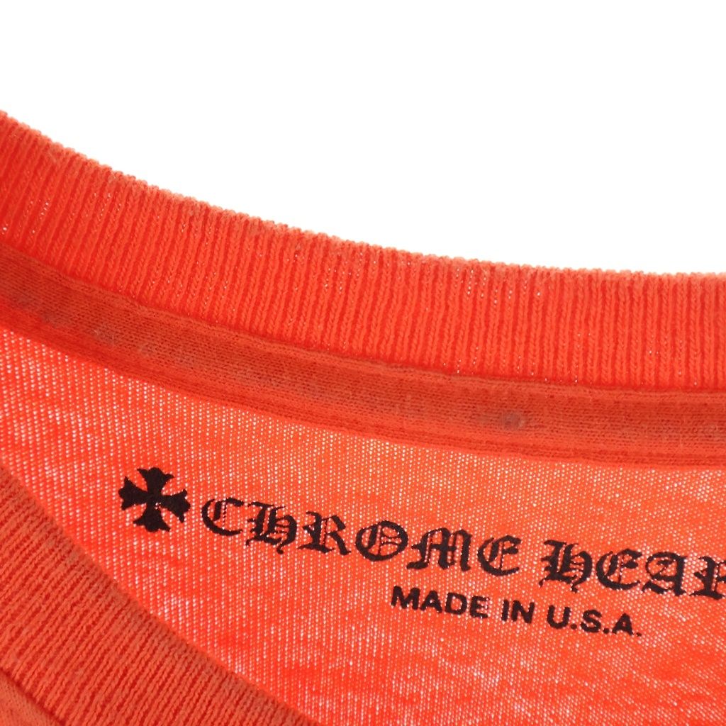 Chrome Hearts Pro Short Sleeve Tee Orange Matty Boy Chomper Pretense T-Shirt — view 6