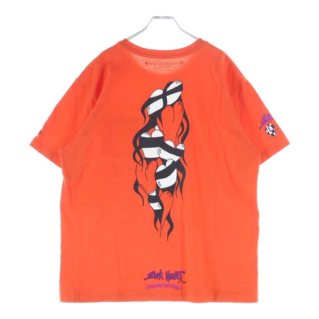 Chrome Hearts Pro Short Sleeve Tee Orange Matty Boy Chomper Pretense T-Shirt