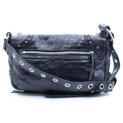 Balenciaga Le Cagole XS Shoulder Bag Black Leather Silver — view 2