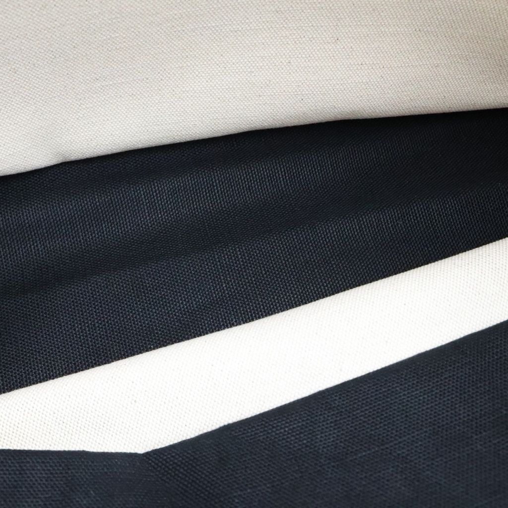 Saint Laurent Paris Rive Gauche Rib Logo Print Tote Bag White Black — view 8