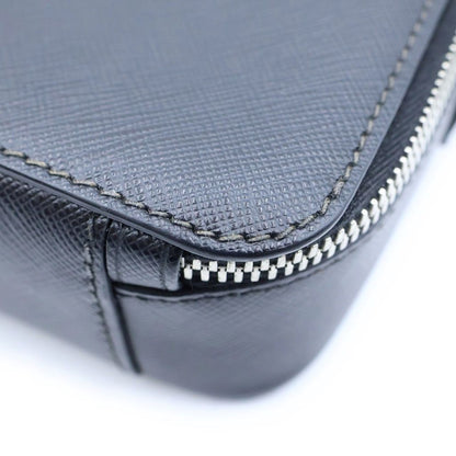 Prada Camera Bag Black Saffiano Leather Silver — view 5
