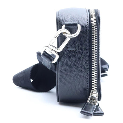 Prada Camera Bag Black Saffiano Leather Silver — view 3