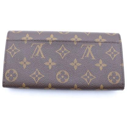 Louis Vuitton Monogram Portefeuille Sarah Leather Wallet Brown — view 2