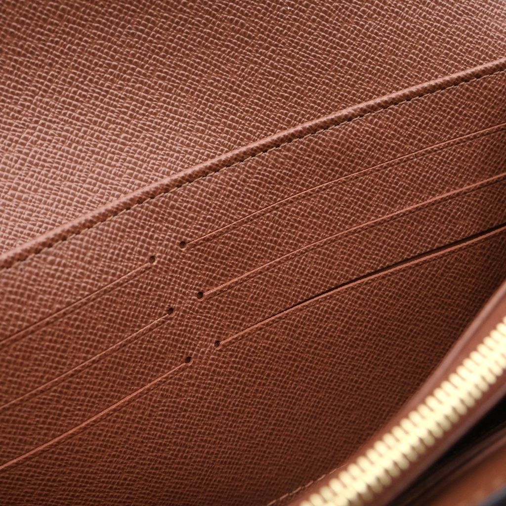 Louis Vuitton Monogram Portefeuille Sarah Leather Wallet Brown — view 5