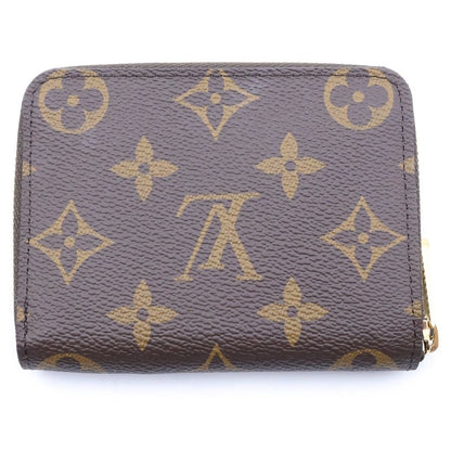 Louis Vuitton Monogram Zippy Coin Purse Leather Compact Wallet Bifold Brown — view 2