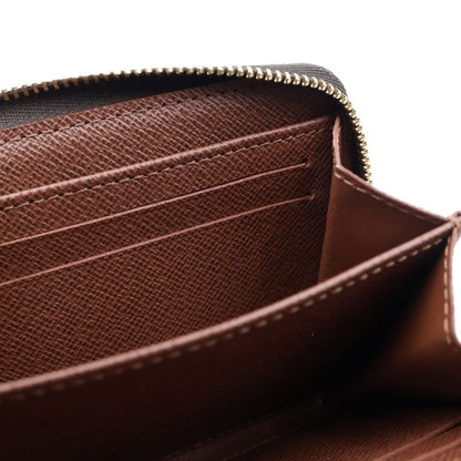Louis Vuitton Monogram Zippy Coin Purse Leather Compact Wallet Bifold Brown — view 5