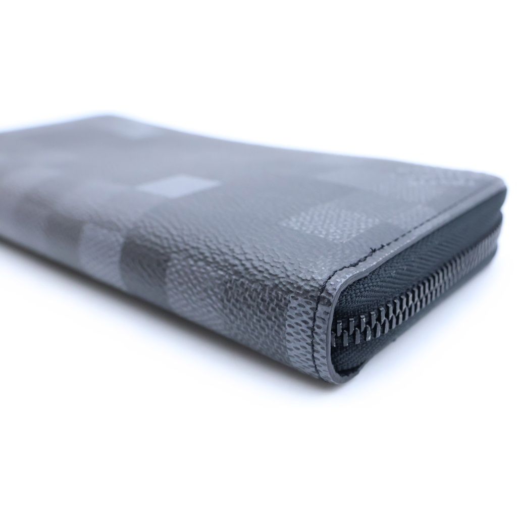 Louis Vuitton Damoflage Zippy Wallet Horizontal Black — view 4