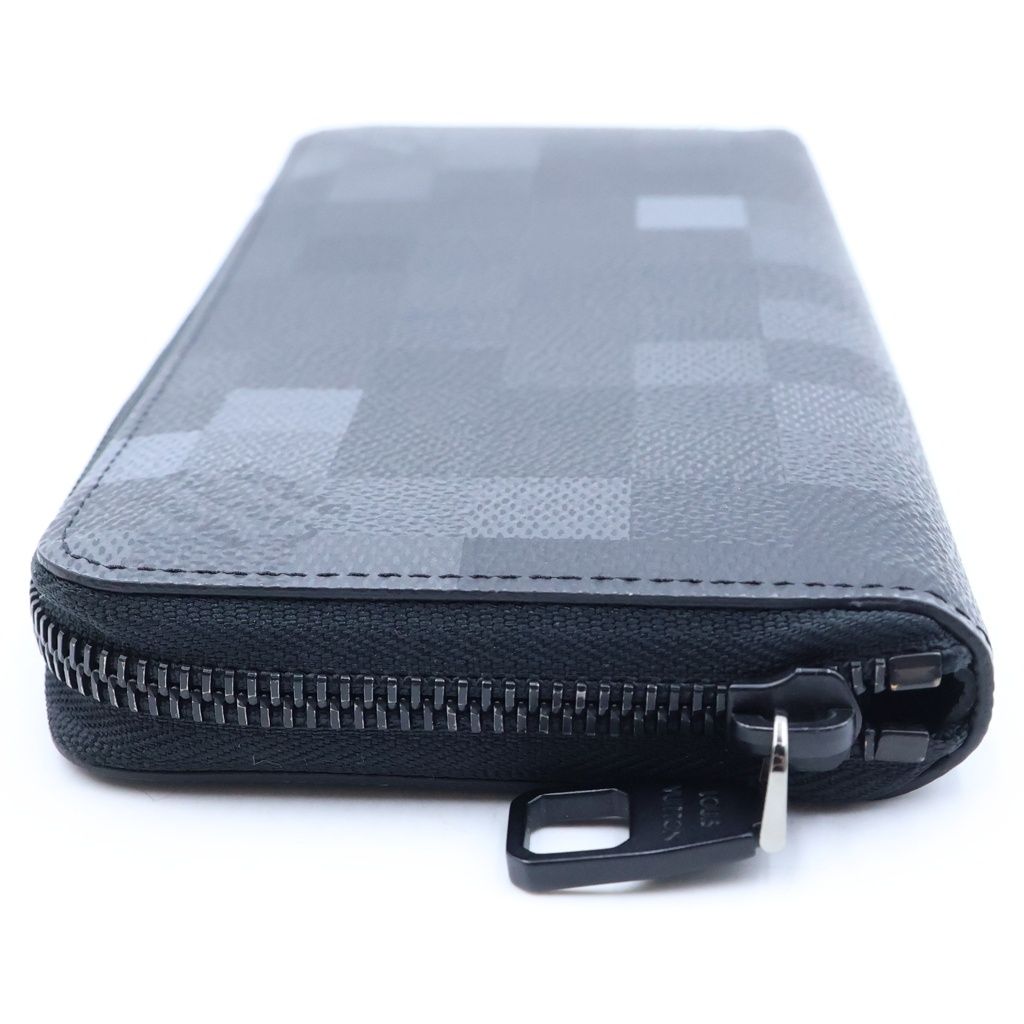 Louis Vuitton Damoflage Zippy Wallet Horizontal Black — view 3