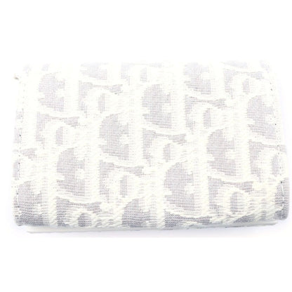 Dior Promenade Glycine Wallet Oblique Coin Purse White Gray — view 2