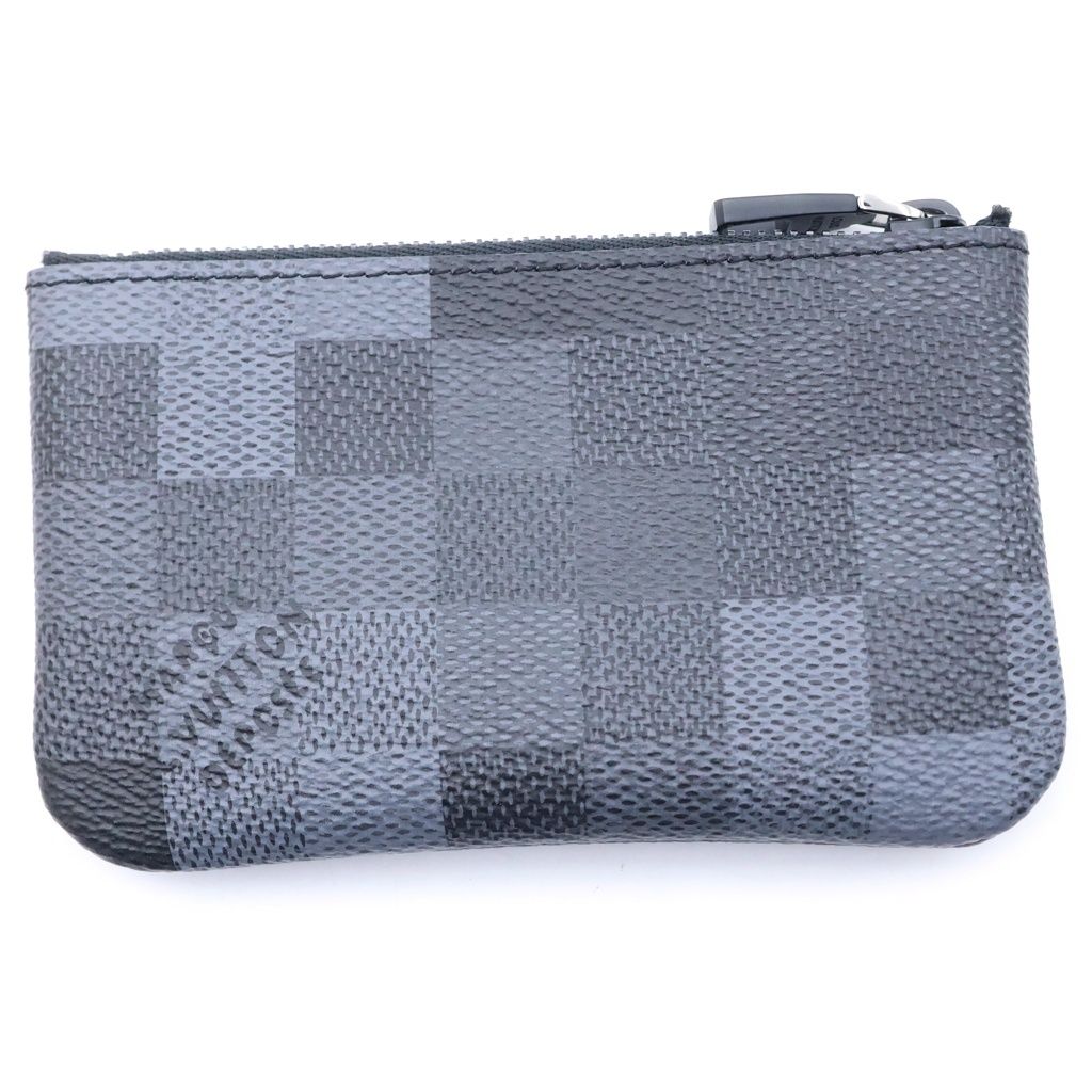 Louis Vuitton Damoflage Pochette Cles XS Black — view 2