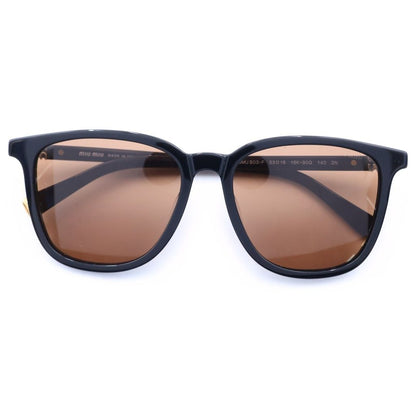 Miu Miu Sunglasses Wellington Square Frame Black Eyewear
