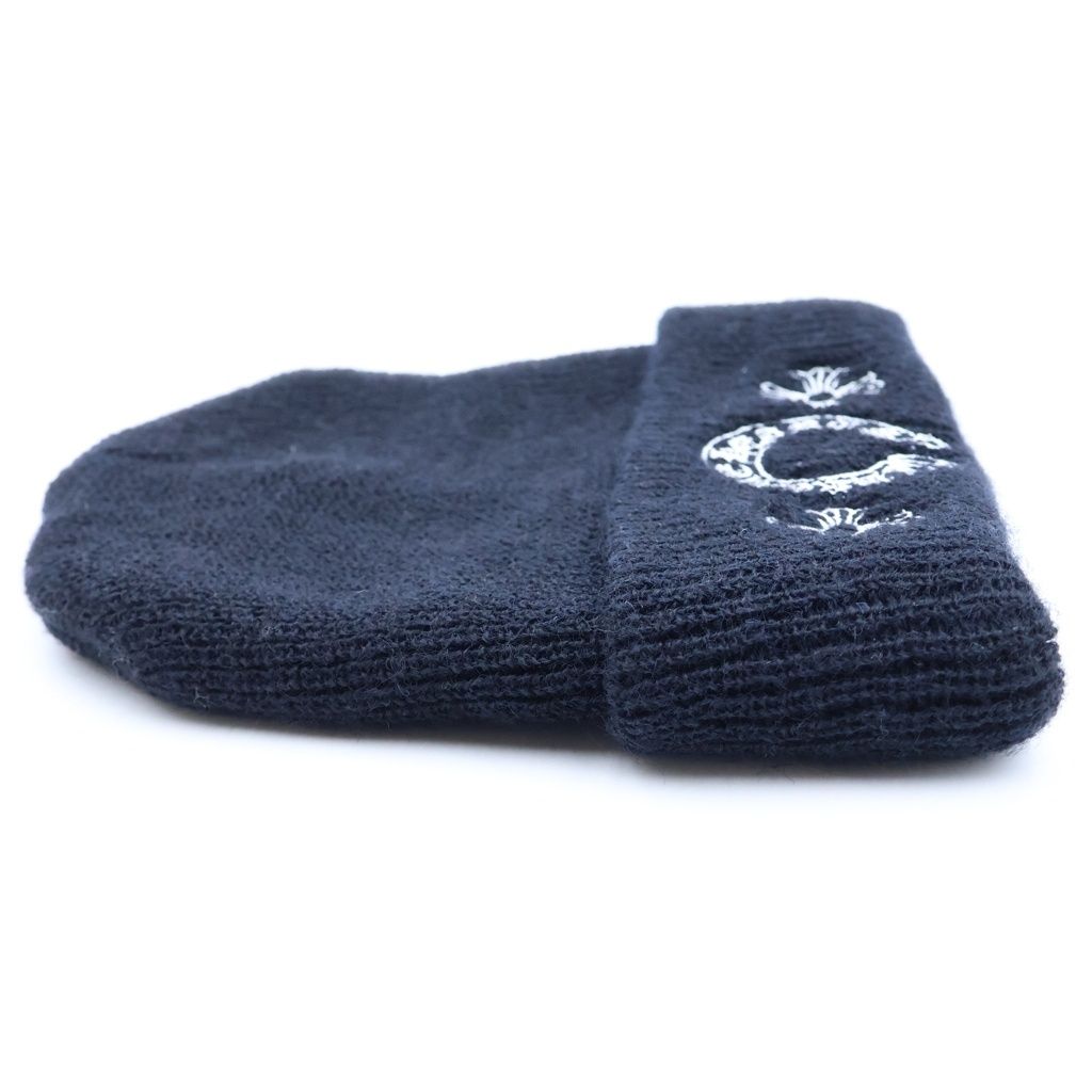 Chrome Hearts Wool Watch Cap CH Plus Horseshoe Beanie Black Hat — view 4
