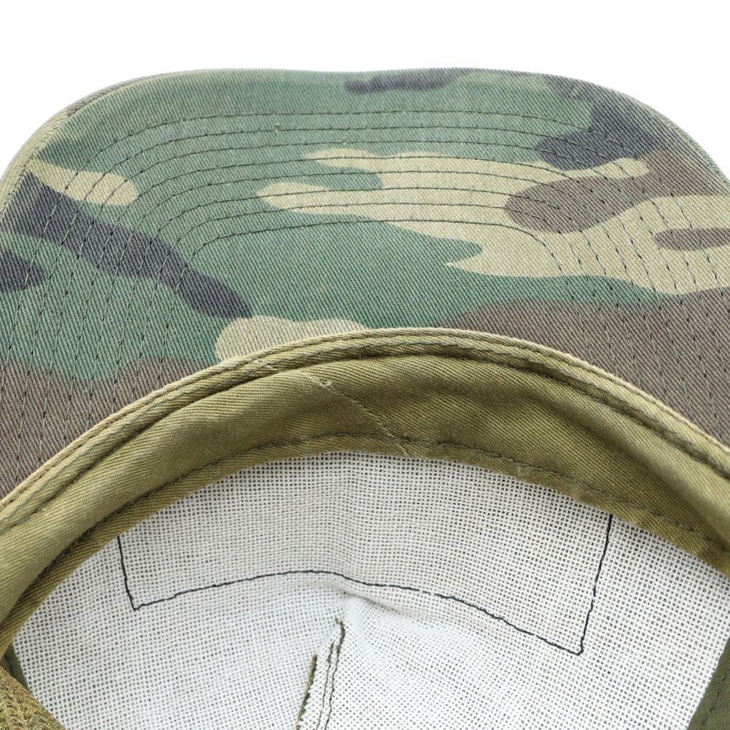 Chrome Hearts Trucker Cap Truck Khaki CH Patch Cross Ball Camouflage Mesh Hat — view 5