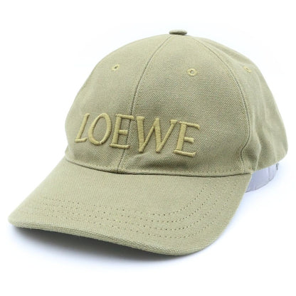 Hermes Logo Baseball Cap Cotton Khaki Hat